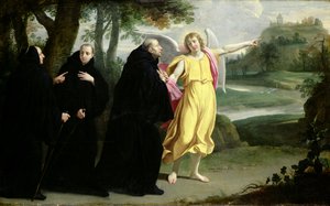 Scena dalla vita di San Benedetto da Philippe de Champaigne